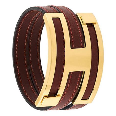 gold hermes armband|Hermes leather bracelets.